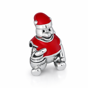Charms ze srebra miś Św. Mikołaj